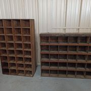Duo of trade furniture sorting of the post shelf storage