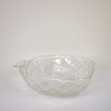 Pineapple salad in glass