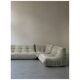 Canapé modulable Togo en velours grege par Ducaroy, Maison Ligne Roset