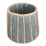 Woven wool lampshade