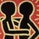 Keith Haring. Numbered colour silkscreen. 1990s.