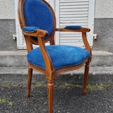 Pair of colorful medallion armchairs