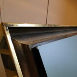 Brass mirror from the 1970's - 72cm x 86cm