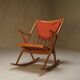Fauteuil à bascule par Frank Reenskaug pour Bramin, 1958