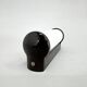 Bakelite and Milk Glass Wall Lamp, Czechoslovakia, 1950's