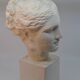 Female plaster head – antique style – decorative bust 43 cm