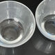 Pair of Large Salad Bowls in Modernist Crystal – Scandinavian Style / O