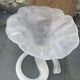 Corolla vase in antique frosted glass