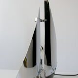 Vintage sailboat lamp 1970 chrome