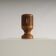 Vintage wooden lattice accent lamp