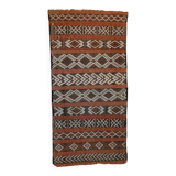 Vintage Moroccan Hanbel Rug - Handcrafted 1979 in Wool with Geometric Patterns 98x195cm