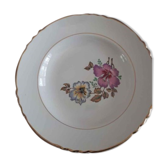 Vintage flower plate