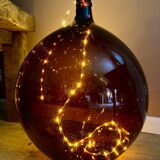 Old amber demijohn 50L