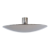 Florian Schulz Large Flush Mount Light Sela in polished Nickel, 1970s