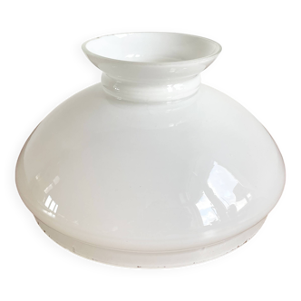 Abat-jour vintage en verre opale laiteux pour étudiant, diamètre 20,1 cm