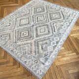 Marine kilim carpet 192 x 154 cm