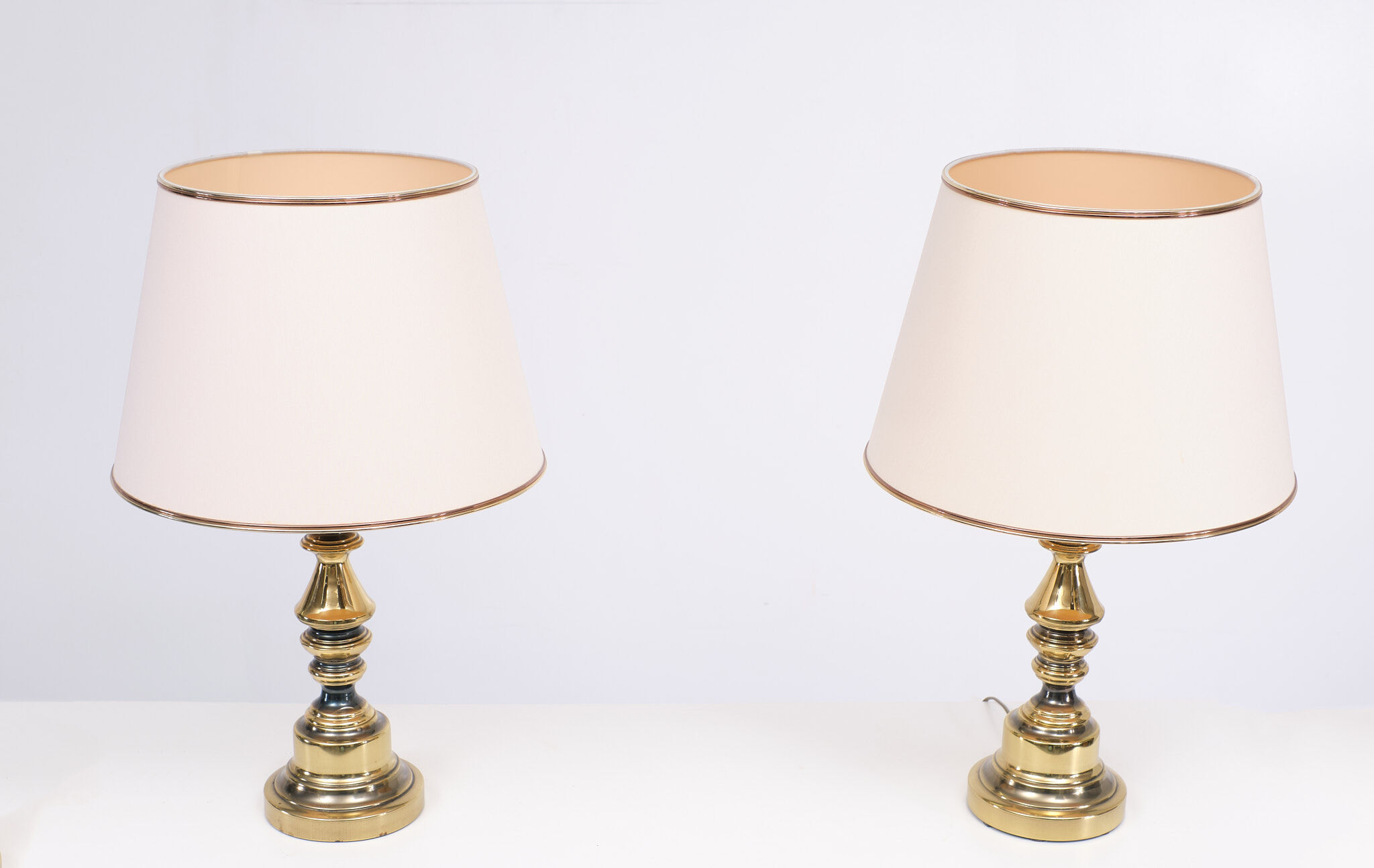 Table lamps, USA, 1970s, set of 2