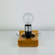 Vintage Tissot opaline globe and pin wall light.