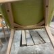 6 chaises scandinaves en velours vert, circa 1960