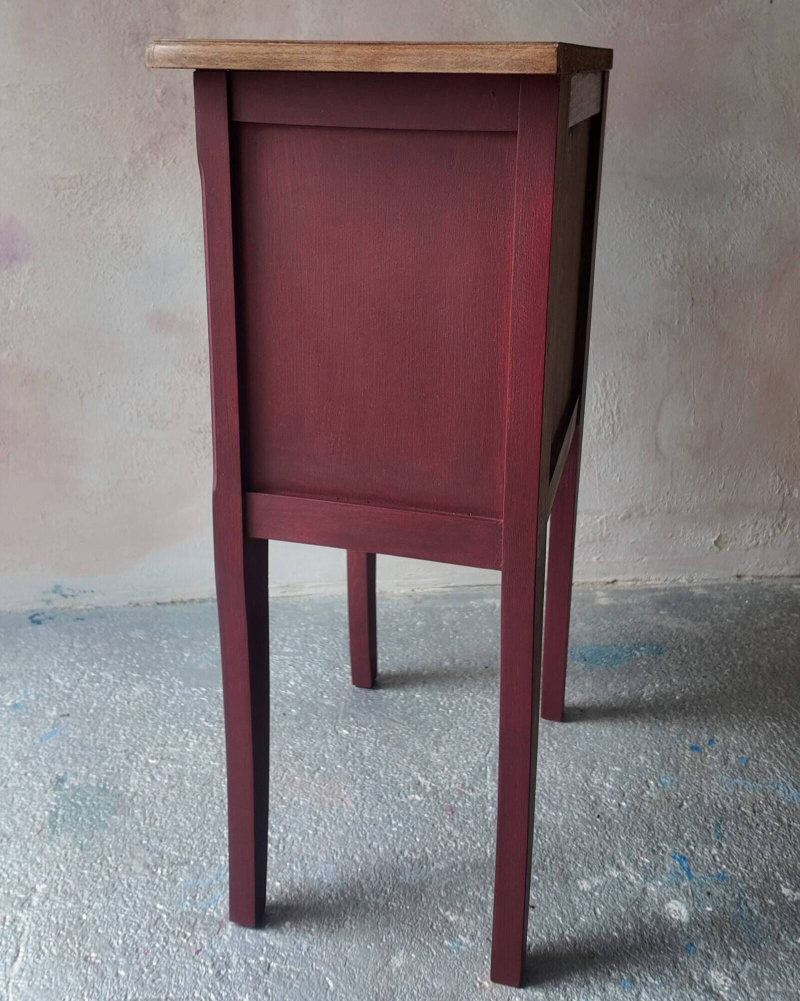 Renovated antique bedside table