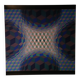 Plate by Victor Vasarely – "Universal Structure of the Hexagon" – Op A