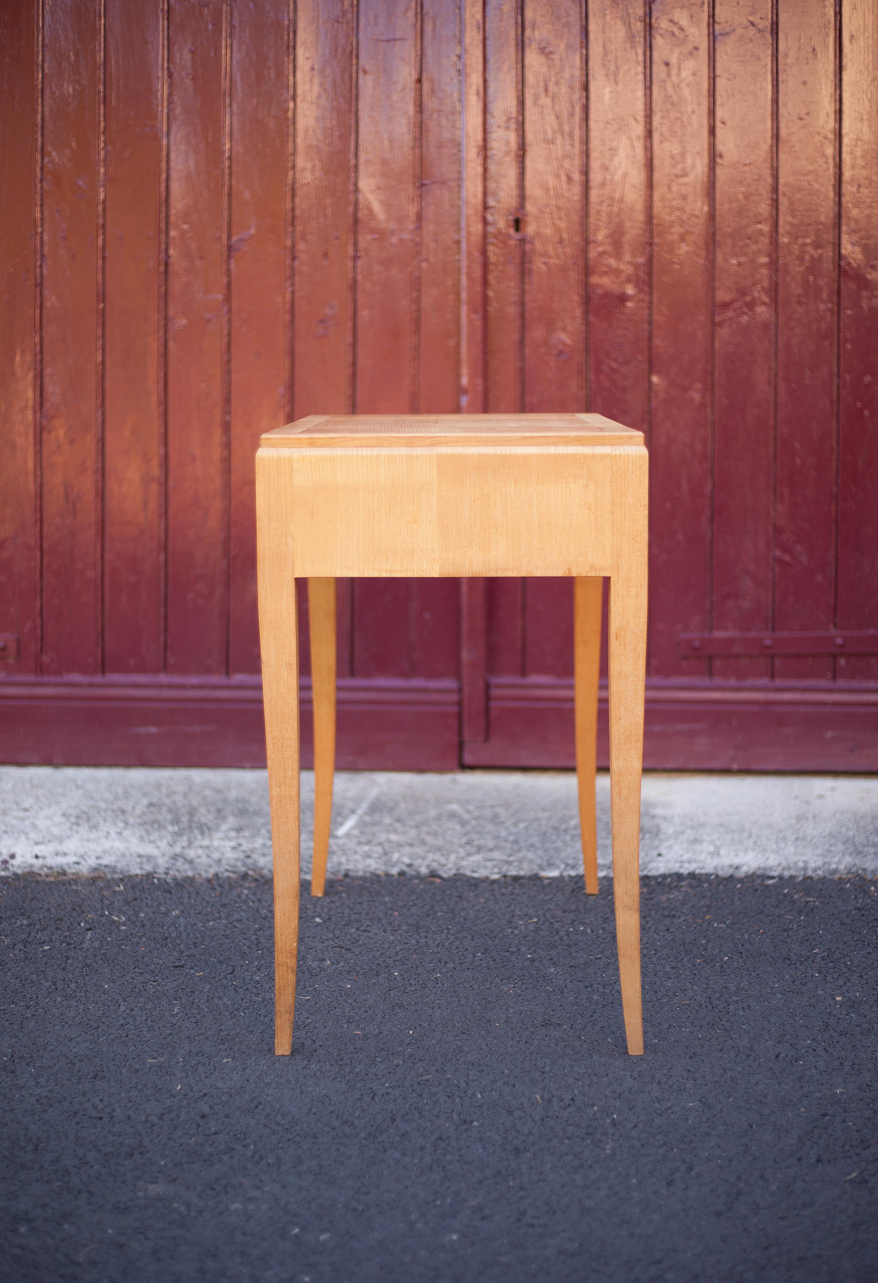 Wood desk, wood console