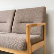 Vintage Wooden Seating Area / Sofa / Armchair