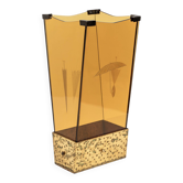 Attributed Pierluigi Colli MidCentury, Glass Umbrella Stand, Cristal Art