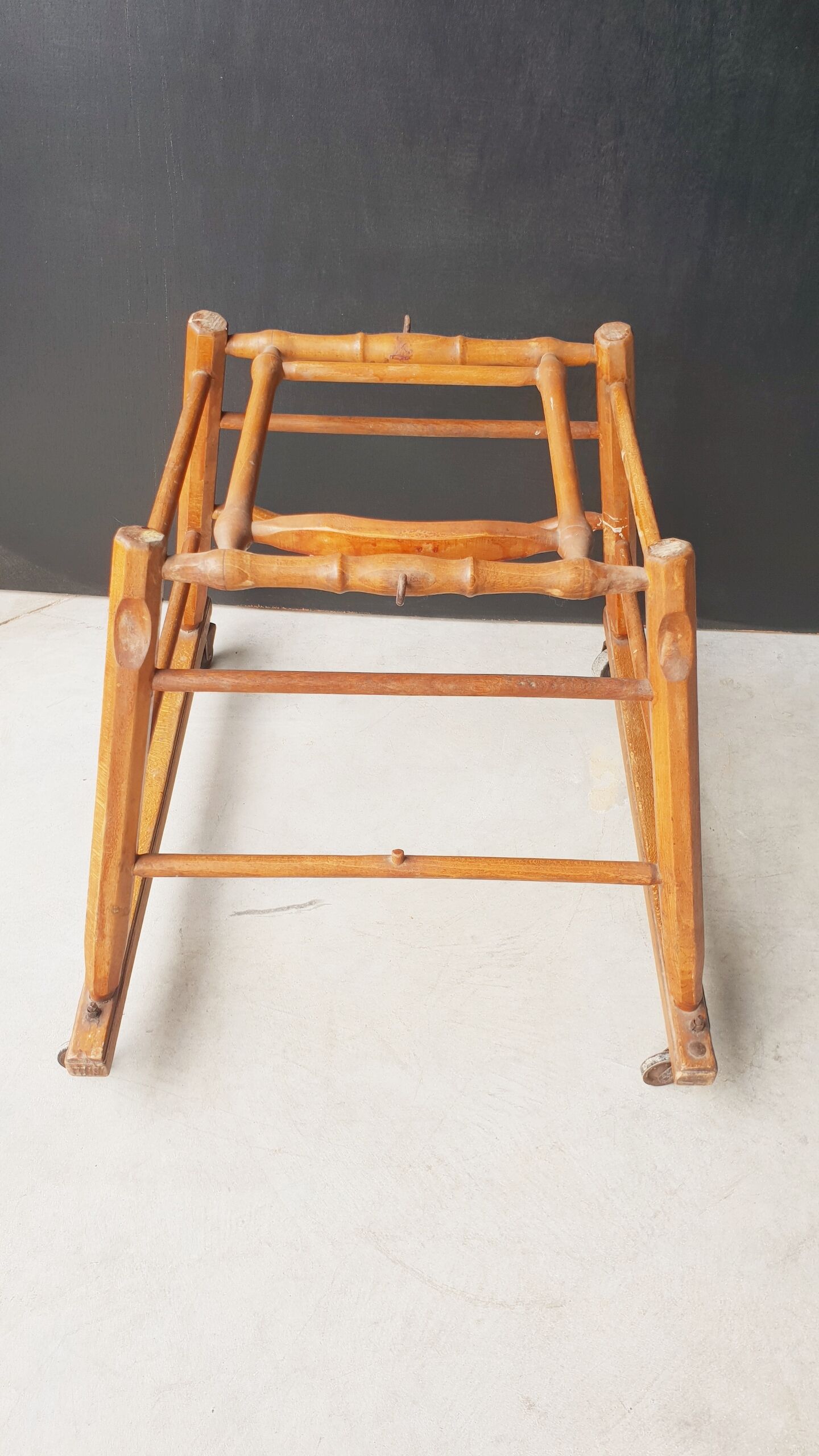 Vintage transformable baby high chair