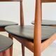 Set of 4 vintage Hans Olsen chairs for Frem Røjle Denmark