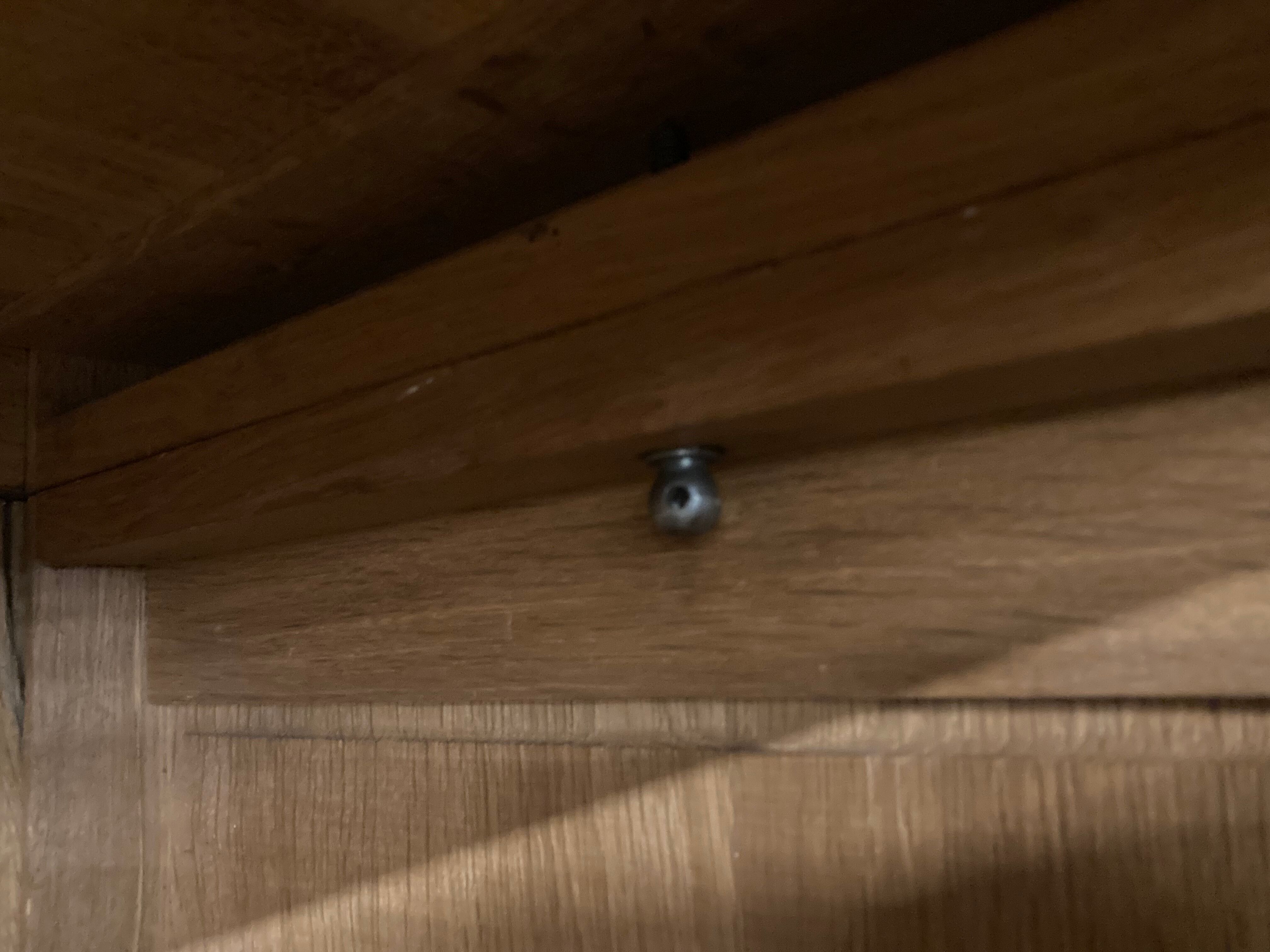 Art Deco wardrobe in solid oak