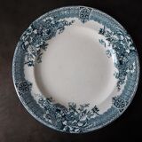 Set de 6 assiettes plates Longwy, modèle Watteau