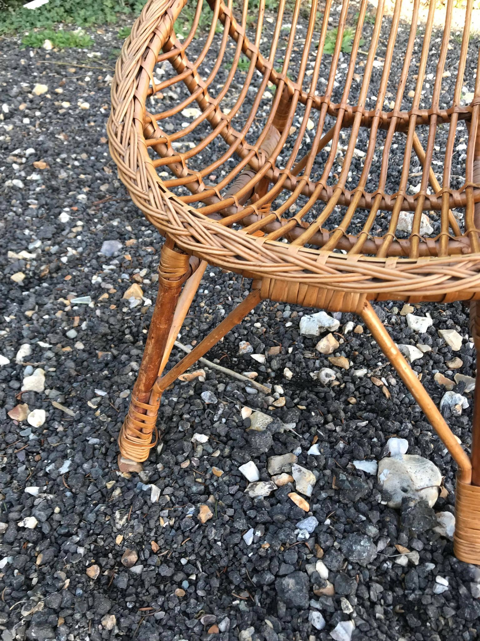 Children's rattan chair