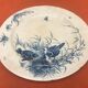 Gien Earthenware Antique Serving Dish Bird Decor