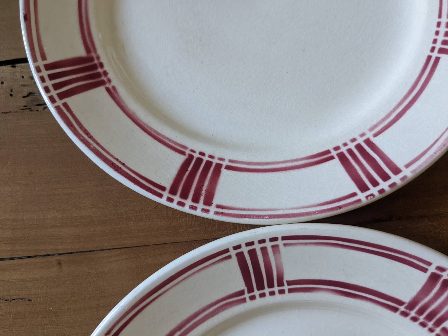 Badonviller dinner plates