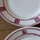 Assiettes plates Badonviller