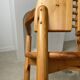 Pine armchair René Daumiller