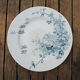 Old faïencerie de gien dessert plate: landscape decor