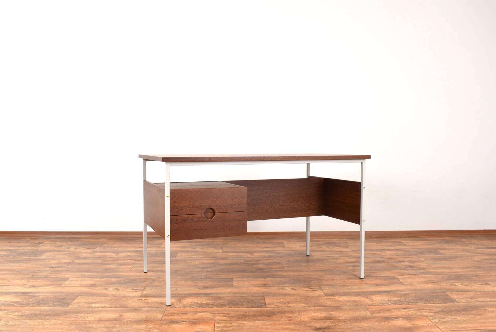 Mid-Century Danish Teak Desk, 1970s.