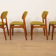 4 x dining chairs | Erik Buch | Model 49 | Rosewood | Reupholstered