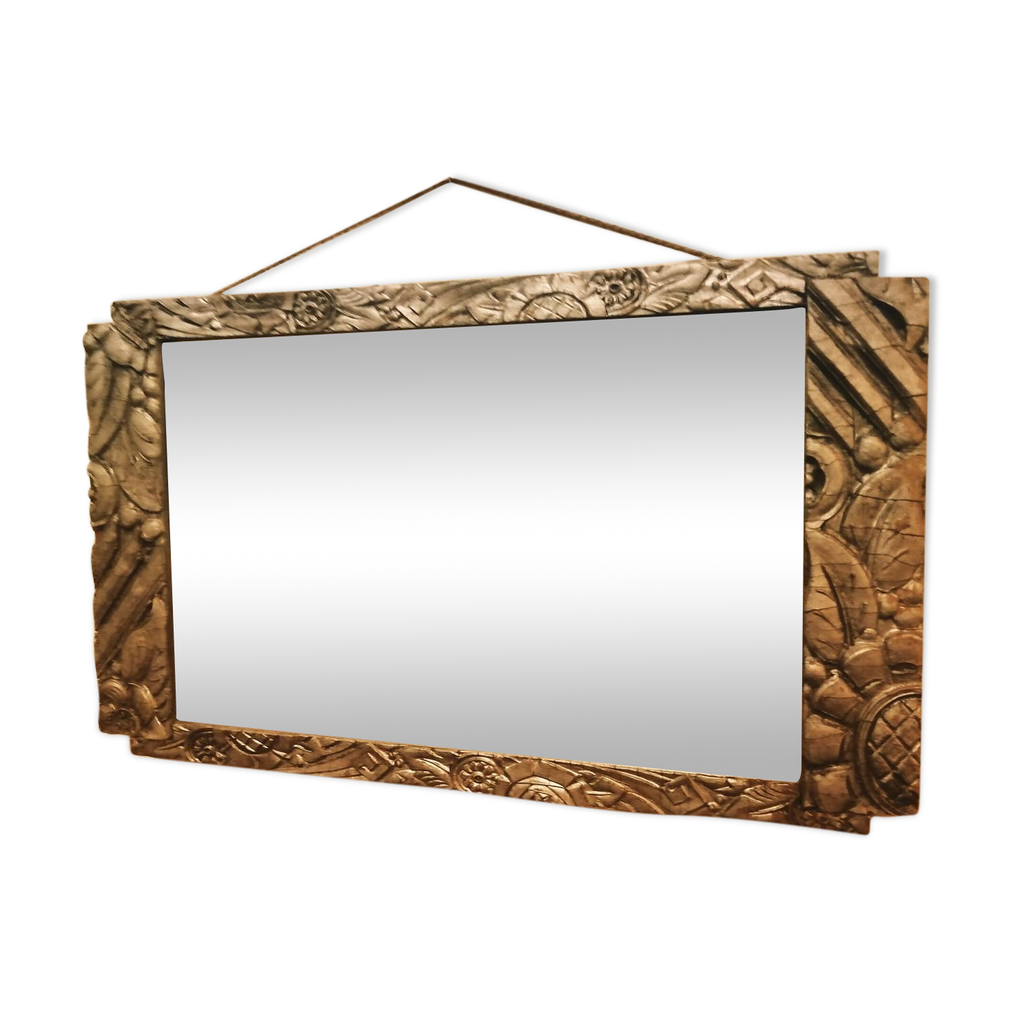 Art Nouveau mirror tray 42x25cm