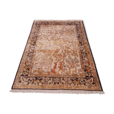 GHOUM handmade Persian silk rug 216 x 138 cm