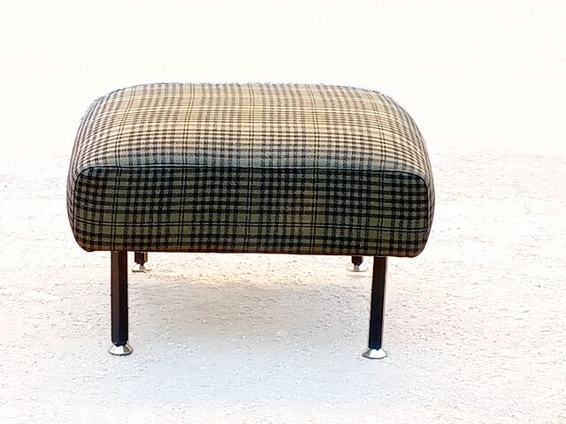 Paire de poufs ottomans design de Steiner années 50