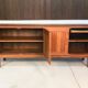 Buffet scandinave en teck massif, Danemark années 1960