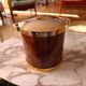Tortoiseshell ice bucket from the 1980s.