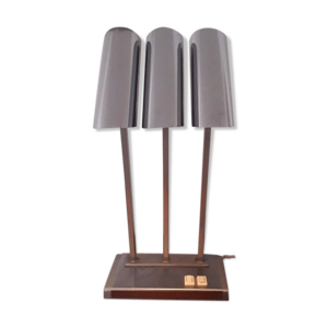 lampe de bureau en métal - 1970s