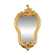 Violin mirror with shell decoration