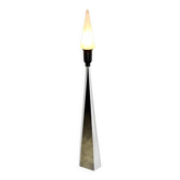 1990s floor lamp – metal and glass