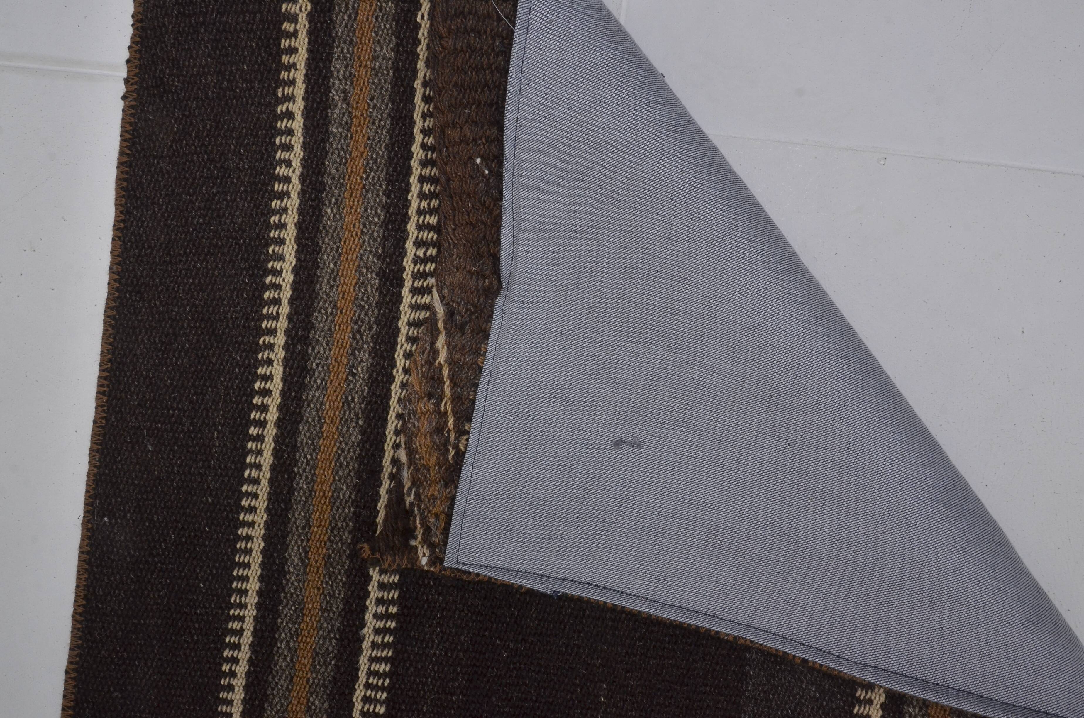 Oushak Organic Goat Hair Runner Rug sku3887