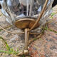 Vintage lantern suspension, Maison Lunel spirit, 50s